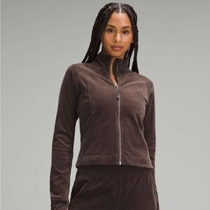 Lululemon scuba track jacket espresso Velvet
